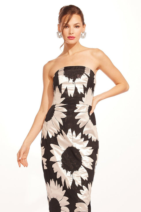 Marion Dress - Silver Bloom
